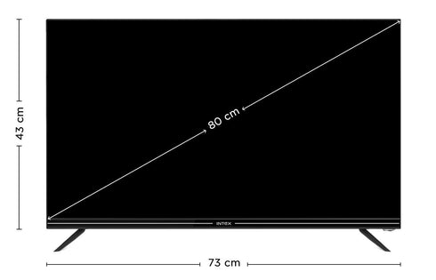 Intex 32" HD Smart Android 9.0 LED TV | LED-SHF3263 (80cm)